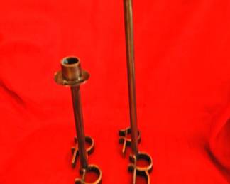 Cattle branding candlesticks