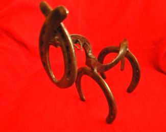 Horseshoe sculpture