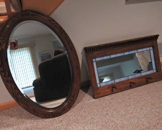 Oak mirrors