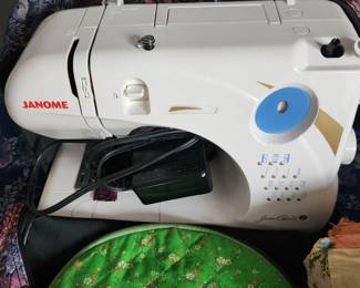 Janome Portable Sewing Machine and Notions 