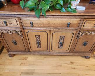 Antique Buffet Sideboard 