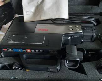 VCR with case