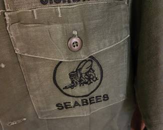 Navy SeaBees items - Chuck Strickland has been a U.S. Navy SeaBee. 