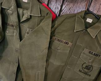 Chuck's Shirts from the SeeBees. We also will have other consignment items from the Military.