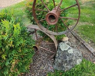 Many pieces of what I can Primitive Yard Art!