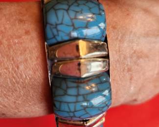 Simulated Turquoise Bracelet 