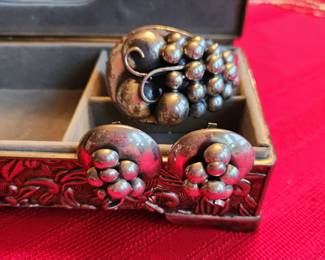 Unique Bracelet with Matching Earrings