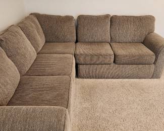 Neutral Tone Sectional Sofa - Good Shape