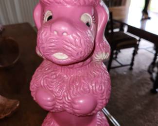 Vintage Poodle Bank