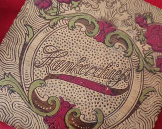 Hankie Box with Hankie - Vintage