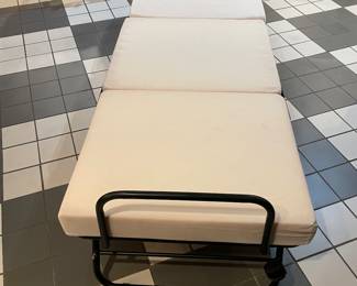 Folding twin beds with custom ottoman style covers-2 🛏️ 