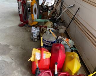 lots of outdoor yard supplies