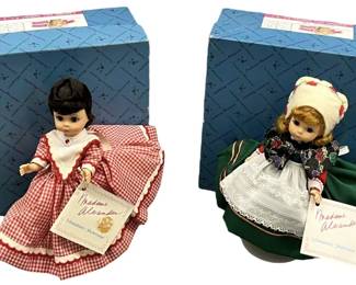 Miniature Madam Alexander Dolls