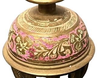 Vintage Mini Brass Elephant Claw Bell