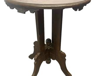 Wooden Pedestal Table