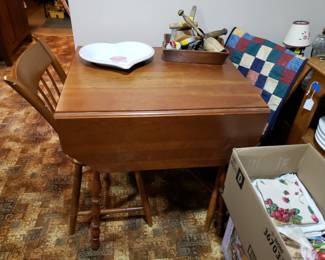 Nichols and Stone table, 4 chairs