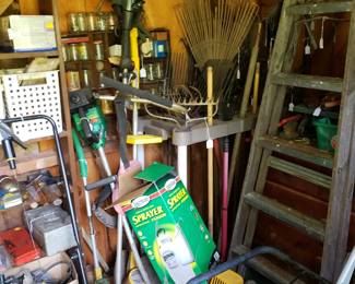 Many yard tools