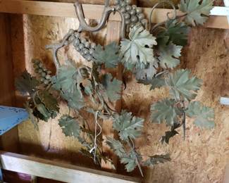 Iron grape decoration