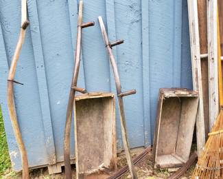 Cy's and grape troughs