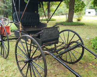 Doctor's buggy c.1810.  Doctor was from Penfield, New York.
