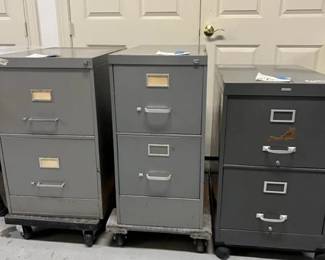 filing cabinets