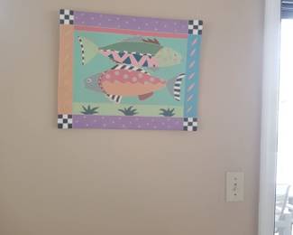 Whimsical artwork handcrafted in ceramic 