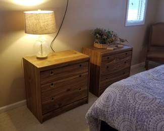 Sturdy wood dressers/nightstands - two available