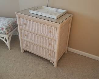 Wicker dresser