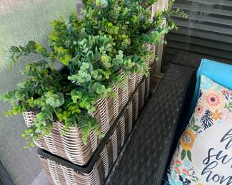 Hanging flower baskets