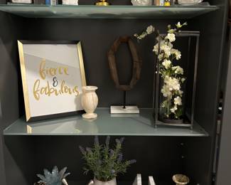 Book ends, and decor.