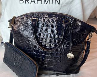 Navy blue Brahmin