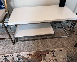 White coffee table