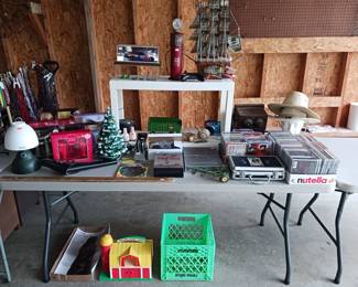 Various New Perfume Sets, Cds and Ceramic Christmas Tree!