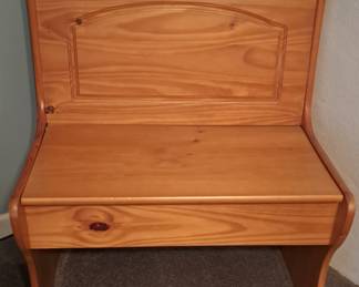 Another Small Bench W/Storage in Seat