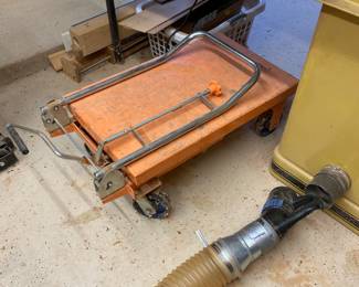 Folding cart scissor lift 