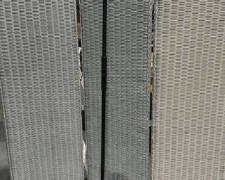 Black Metal LED Floor Lamp with Remote