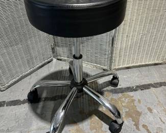 Black Lab Drafting Chair Stool with Pneumatic Lift