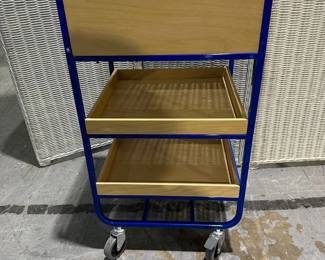 Crate and Barrel Studio Art Cart with Wheels