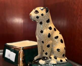 Two Mid Century Animal Themed Trinket Boxes