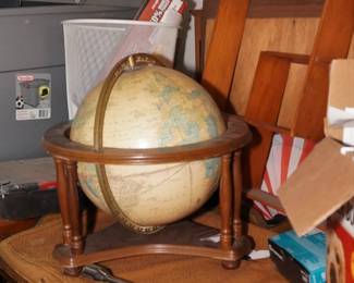 Globe on stand