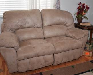 Loveseat with matching sofa