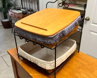 Longaberger Stand & Basket Combo