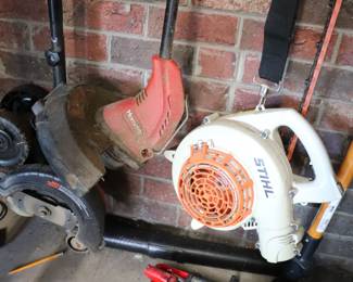 Stihl Blower, Homelite Weed eater, Edger 
