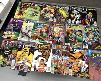 Minimum of $250 to purchase.  There is no cherry picking. I would like to sell all as one lot for:

25 bins and all loose lots.     $7000

25 bins only. No loose lots.   $4500

20 bins and No loose lots.     $3750

15 bins No loose lots.             $2800

Choice of 20 or less depending on what remains 

10 bins No loose lots.            $1900

Choice of 15 or less depending on remains

5 bins No loose lots.           $1000

Choice of 10 or less depending on what remains.

1 bin. No loose lots             $250

Choice of 3 or less depending on what remains 

LOTS INDIVIDUALY SOLD.

75 TO 150 COMICS PER LOT except Red Sonja only has 25 Original comics 

GROO LOT.             $500

10 -50 cent lot.      $500

RED SONJA LOT   $500  

Fantastic Four.      $250

Iron Man lot.          $250

Star wars lot.         $250

Spiderman lot.      $350  

Superman lot.       $350 

Xcaliber lot.           $250

Xmen lot.               $250

Wolverine lot.        $250