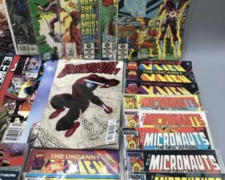 Minimum of $250 to purchase.  There is no cherry picking. I would like to sell all as one lot for:

25 bins and all loose lots.     $7000

25 bins only. No loose lots.   $4500

20 bins and No loose lots.     $3750

15 bins No loose lots.             $2800

Choice of 20 or less depending on what remains 

10 bins No loose lots.            $1900

Choice of 15 or less depending on remains

5 bins No loose lots.           $1000

Choice of 10 or less depending on what remains.

1 bin. No loose lots             $250

Choice of 3 or less depending on what remains 

LOTS INDIVIDUALY SOLD.

75 TO 150 COMICS PER LOT except Red Sonja only has 25 Original comics 

GROO LOT.             $500

10 -50 cent lot.      $500

RED SONJA LOT   $500  

Fantastic Four.      $250

Iron Man lot.          $250

Star wars lot.         $250

Spiderman lot.      $350  

Superman lot.       $350 

Xcaliber lot.           $250

Xmen lot.               $250

Wolverine lot.        $250