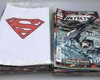 Minimum of $250 to purchase.  There is no cherry picking. I would like to sell all as one lot for:

25 bins and all loose lots.     $7000

25 bins only. No loose lots.   $4500

20 bins and No loose lots.     $3750

15 bins No loose lots.             $2800

Choice of 20 or less depending on what remains 

10 bins No loose lots.            $1900

Choice of 15 or less depending on remains

5 bins No loose lots.           $1000

Choice of 10 or less depending on what remains.

1 bin. No loose lots             $250

Choice of 3 or less depending on what remains 

LOTS INDIVIDUALY SOLD.

75 TO 150 COMICS PER LOT except Red Sonja only has 25 Original comics 

GROO LOT.             $500

10 -50 cent lot.      $500

RED SONJA LOT   $500  

Fantastic Four.      $250

Iron Man lot.          $250

Star wars lot.         $250

Spiderman lot.      $350  

Superman lot.       $350 

Xcaliber lot.           $250

Xmen lot.               $250

Wolverine lot.        $250