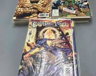 Minimum of $250 to purchase.  There is no cherry picking. I would like to sell all as one lot for:

25 bins and all loose lots.     $7000

25 bins only. No loose lots.   $4500

20 bins and No loose lots.     $3750

15 bins No loose lots.             $2800

Choice of 20 or less depending on what remains 

10 bins No loose lots.            $1900

Choice of 15 or less depending on remains

5 bins No loose lots.           $1000

Choice of 10 or less depending on what remains.

1 bin. No loose lots             $250

Choice of 3 or less depending on what remains 

LOTS INDIVIDUALY SOLD.

75 TO 150 COMICS PER LOT except Red Sonja only has 25 Original comics 

GROO LOT.             $500

10 -50 cent lot.      $500

RED SONJA LOT   $500  

Fantastic Four.      $250

Iron Man lot.          $250

Star wars lot.         $250

Spiderman lot.      $350  

Superman lot.       $350 

Xcaliber lot.           $250

Xmen lot.               $250

Wolverine lot.        $250