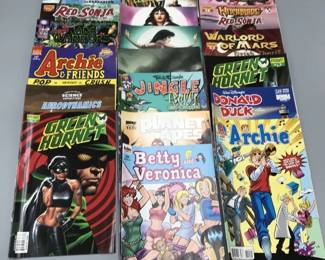 Minimum of $250 to purchase.  There is no cherry picking. I would like to sell all as one lot for:

25 bins and all loose lots.     $7000

25 bins only. No loose lots.   $4500

20 bins and No loose lots.     $3750

15 bins No loose lots.             $2800

Choice of 20 or less depending on what remains 

10 bins No loose lots.            $1900

Choice of 15 or less depending on remains

5 bins No loose lots.           $1000

Choice of 10 or less depending on what remains.

1 bin. No loose lots             $250

Choice of 3 or less depending on what remains 

LOTS INDIVIDUALY SOLD.

75 TO 150 COMICS PER LOT except Red Sonja only has 25 Original comics 

GROO LOT.             $500

10 -50 cent lot.      $500

RED SONJA LOT   $500  

Fantastic Four.      $250

Iron Man lot.          $250

Star wars lot.         $250

Spiderman lot.      $350  

Superman lot.       $350 

Xcaliber lot.           $250

Xmen lot.               $250

Wolverine lot.        $250