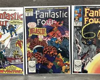 Minimum of $250 to purchase.  There is no cherry picking. I would like to sell all as one lot for:

25 bins and all loose lots.     $7000

25 bins only. No loose lots.   $4500

20 bins and No loose lots.     $3750

15 bins No loose lots.             $2800

Choice of 20 or less depending on what remains 

10 bins No loose lots.            $1900

Choice of 15 or less depending on remains

5 bins No loose lots.           $1000

Choice of 10 or less depending on what remains.

1 bin. No loose lots             $250

Choice of 3 or less depending on what remains 

LOTS INDIVIDUALY SOLD.

75 TO 150 COMICS PER LOT except Red Sonja only has 25 Original comics 

GROO LOT.             $500

10 -50 cent lot.      $500

RED SONJA LOT   $500  

Fantastic Four.      $250

Iron Man lot.          $250

Star wars lot.         $250

Spiderman lot.      $350  

Superman lot.       $350 

Xcaliber lot.           $250

Xmen lot.               $250

Wolverine lot.        $250