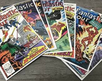 Minimum of $250 to purchase.  There is no cherry picking. I would like to sell all as one lot for:

25 bins and all loose lots.     $7000

25 bins only. No loose lots.   $4500

20 bins and No loose lots.     $3750

15 bins No loose lots.             $2800

Choice of 20 or less depending on what remains 

10 bins No loose lots.            $1900

Choice of 15 or less depending on remains

5 bins No loose lots.           $1000

Choice of 10 or less depending on what remains.

1 bin. No loose lots             $250

Choice of 3 or less depending on what remains 

LOTS INDIVIDUALY SOLD.

75 TO 150 COMICS PER LOT except Red Sonja only has 25 Original comics 

GROO LOT.             $500

10 -50 cent lot.      $500

RED SONJA LOT   $500  

Fantastic Four.      $250

Iron Man lot.          $250

Star wars lot.         $250

Spiderman lot.      $350  

Superman lot.       $350 

Xcaliber lot.           $250

Xmen lot.               $250

Wolverine lot.        $250